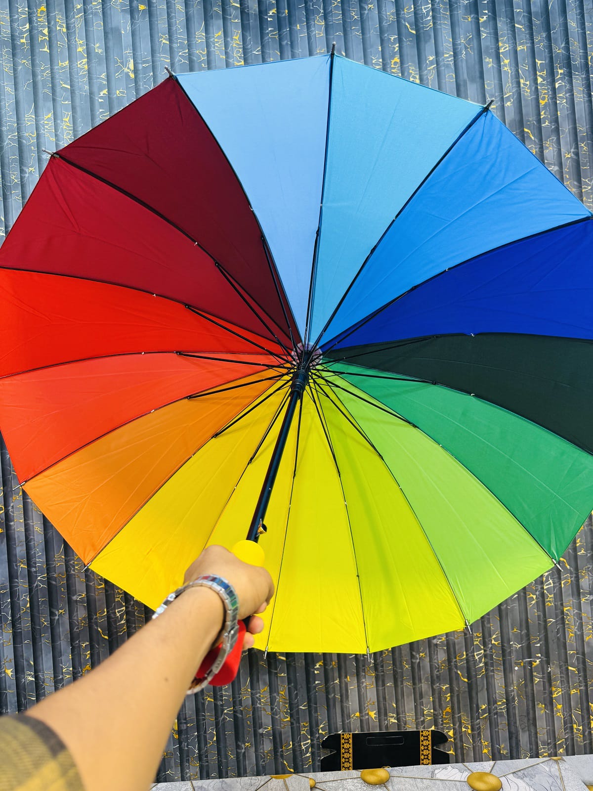 Rahman Premium Rainbow Color Umbrella