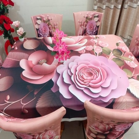 3D Chair Table Cover Code: NTM: 07