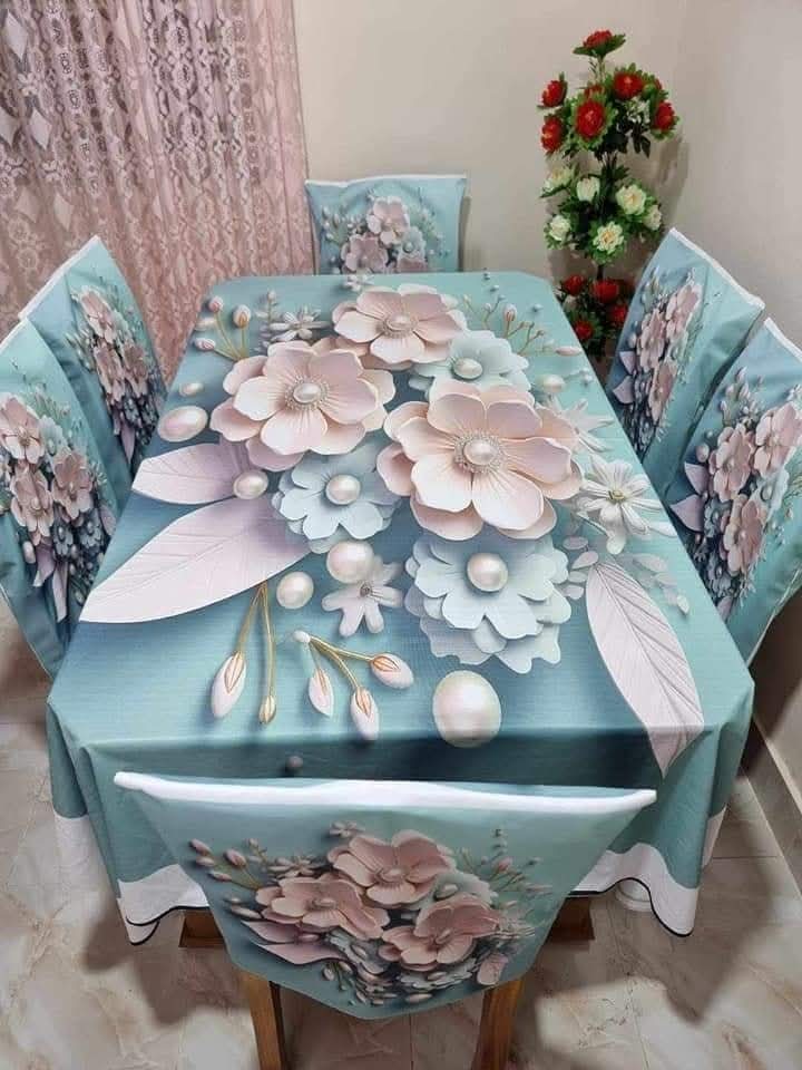 3D Chair Table Cover Code: NTM: 11