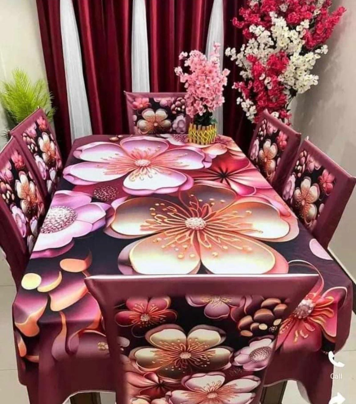 3D Chair Table Cover Code: NTM: 15
