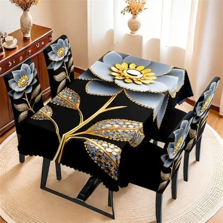 3D Chair Table Cover Code: NTM: 01